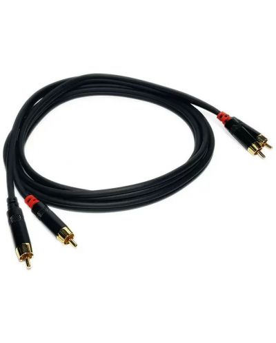 Cablu Master Audio - RCA620/2, 2x RCA/2x RCA, 2m, negru - 1