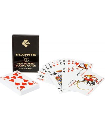 Carti pentru joc  Piatnik - 100% plastic  - 2