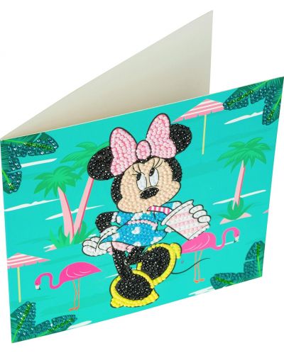 Craft Buddy Diamond Tapestry Card - Minnie Mouse în vacanță - 2