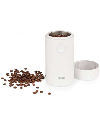 Râșniță de cafea Muhler - MCG-355, 150 W, 50 g, albă - 2