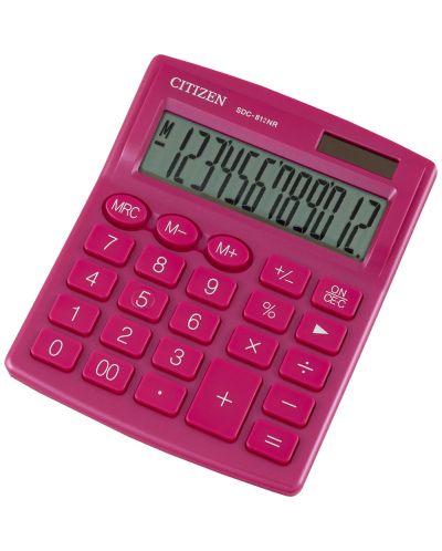 Calculator Citizen - SDC-812NR, 12 cifre, roz - 1
