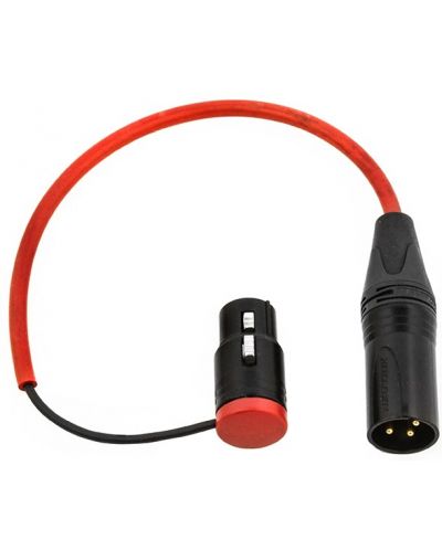Cablu Rycote - 042277, XLR-3m / XLR-3f, 0,26 m, rosu/negru - 1