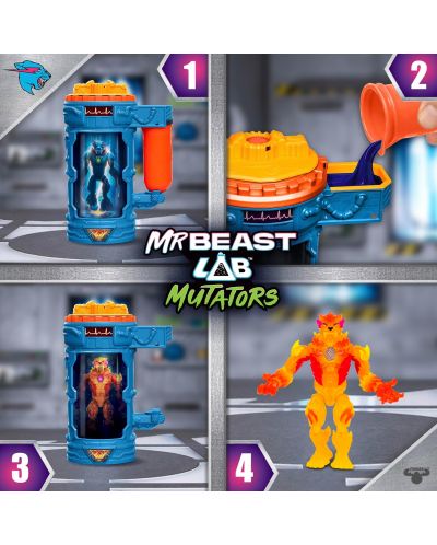 Camera de mutație Moose MrBeast Lab – Fire Panther, 14 cm | Ozone.ro
