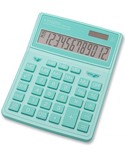 Calculator Citizen - SDC-444XR, 12 cifre, verde - 1