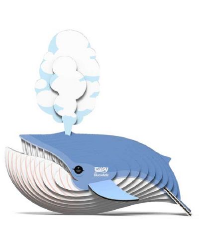 Eugy - Balena albastră Figura de carton - 3