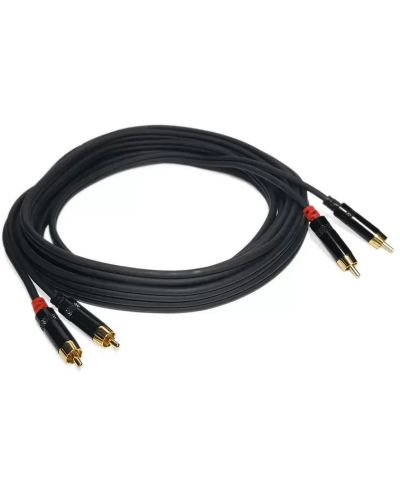 Cablu Master Audio - RCA620/5, 2x RCA/2x RCA, 5m, negru - 1