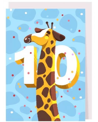 Card de ziua de naștere Creative Goodie - Girafa - 1