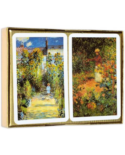 Carti de joc Piatnik - Monet-Gardens (2 pachete) - 2