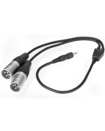 Cablu Saramonic - SR-UM10-CC1, 3,5 mm TRS-M/Dual XLR-M, negru - 1