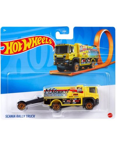Hot Wheels Track Stars - Scania Rally Truck, 1:64 - 1