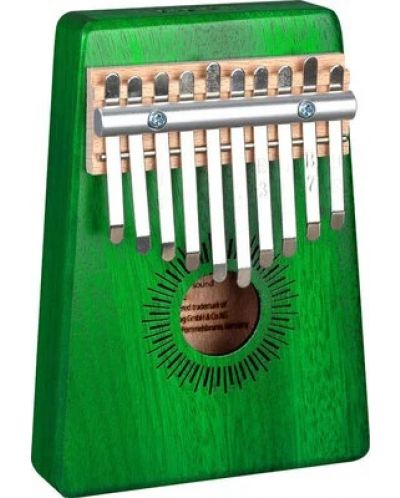 Kalimba, instrument muzical Sela - 10 Mahogany, verde - 2