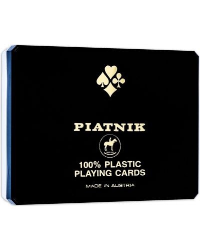 Carti pentru joc Piatnik - 100% plastic - 1