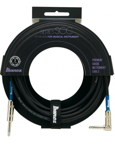 Cablu de chitară Ibanez - SCC20L, 6.3mm, 6m, negru/albastru - 1