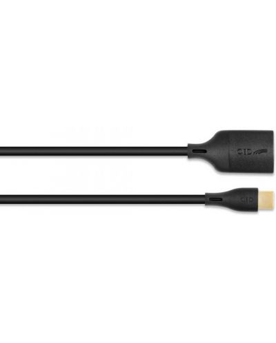 Cablu QED - Connect QE8194, USB-A/USB-C, 0.75m, negru - 2