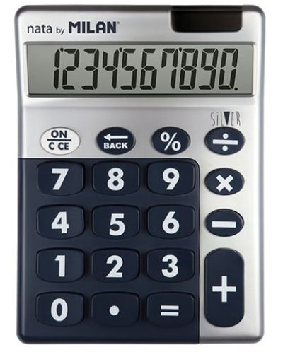 Calculator Milan - Silver, 10 cifre, sortiment - 1