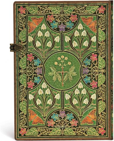Calendar-carnețel Paperblanks Poetry in Bloom - Midi, 13 x 18 cm, 72 de coli, 2024 - 3