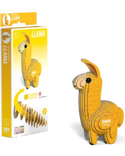Eugy - figurină de carton Llama - 1