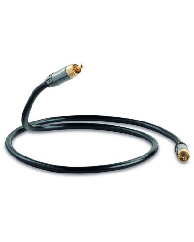 Cablu pentru subwoofer QED - Performance Subwoofer, 2x RCA, 3 m, negru - 1