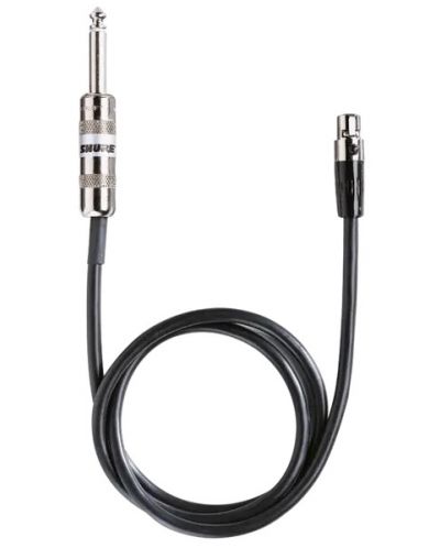 Cablu de chitară Shure - WA302, 6.3mm/TA4F, 0.75m, negru - 1