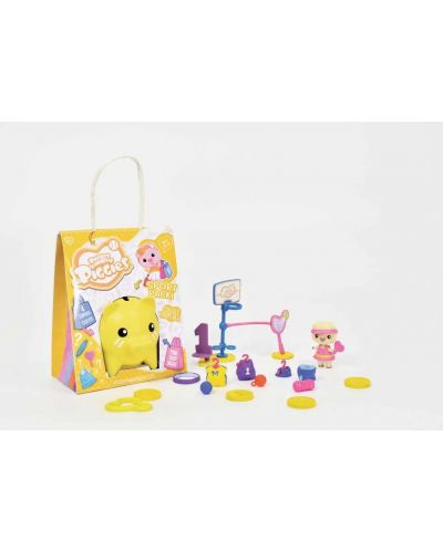 Pușculiță  Boti Pocket Money Piggies - Galben, cu accesorii - 9