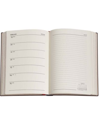 Calendar-agenda Paperblanks Terrene - Verso, 13 x 18 cm, 80 pagini, 2024 - 4