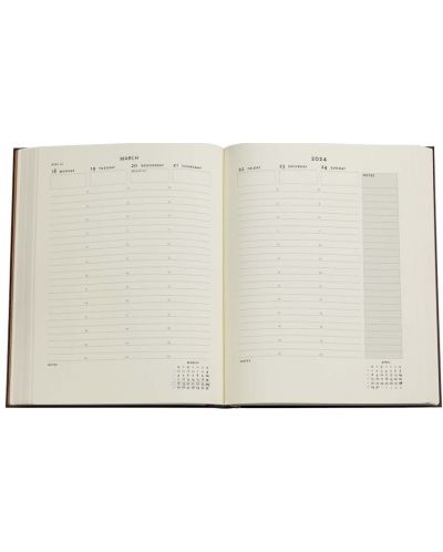 Calendar-carnețel  Paperblanks Anemone - 18 х 23 cm, 88 de coli, 2024 - 3