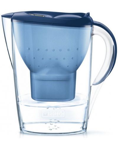 Cană de filtrare apă BRITA - Marella Cool Memo, 2,4 l, albastră - 1