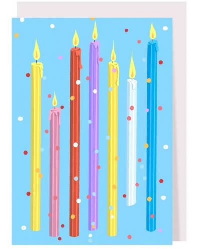 Card de ziua de naștere Creative Goodie - Lumânări - 1