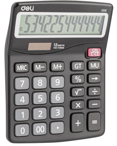 Calculator Deli Core - E1210, 12 dgt, negru - 2