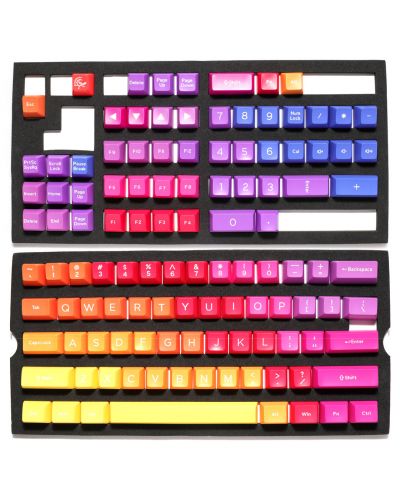 Capace pentru tastatura mecanica Ducky - Afterglow, 108-Keycap Set - 2