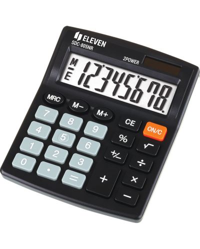 Calculator Eleven - SDC-805NR, 8 cifre, negru - 1