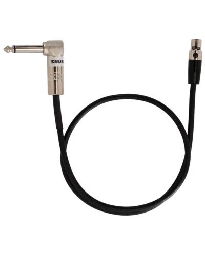 Cablu de chitară Shure - WA304, 6.3mm/TA4F, 0.7m, negru - 1