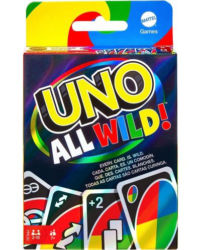 Cărți de joc Uno All Wild! - 1