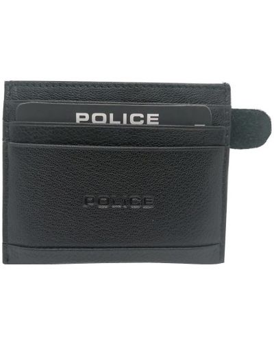 Husă pentru carduri și documente Police - Wyatt,  negru - 1