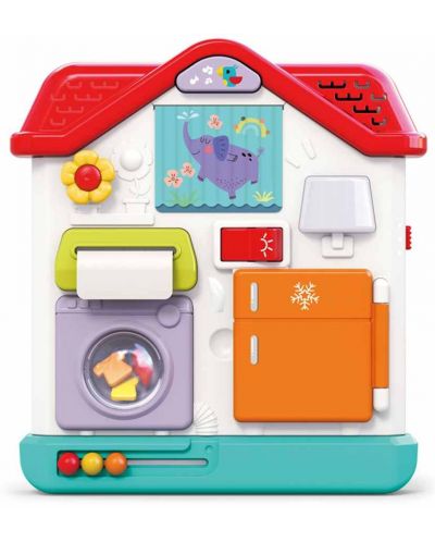O casă cu activități senzoriale Hola Toys - Montessori  - 1