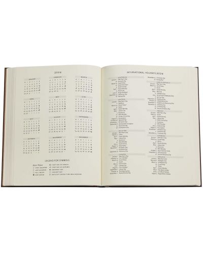 Calendar-agenda Paperblanks Nocturnelle - Vertical, 88 pagini, 2024 - 5
