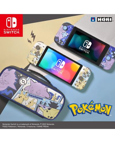Husă Hori Cargo Pouch Compact - Pikachu, Gengar & Mimikyu (Nintendo Switch/OLED/Lite) - 4