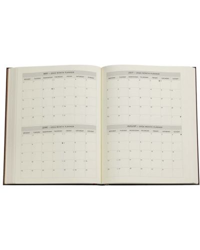 Calendar-carnețel  Paperblanks Anemone - 18 х 23 cm, 88 de coli, 2024 - 4