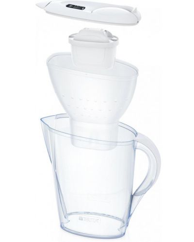 Cană de filtrare apă BRITA - Marella Cool Memo, 2,4 l, albă - 4