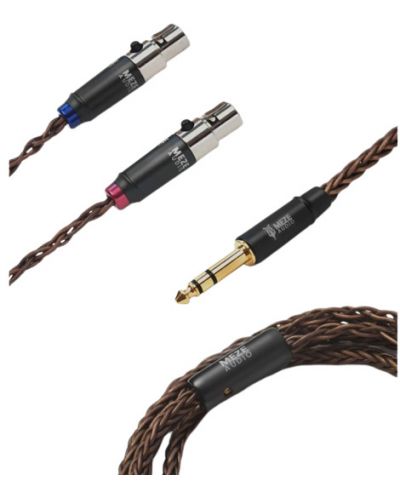 Cablu Meze Audio - PCUHD Premium Cable, mini XLR/6.3mm, 2.5m, мед - 1