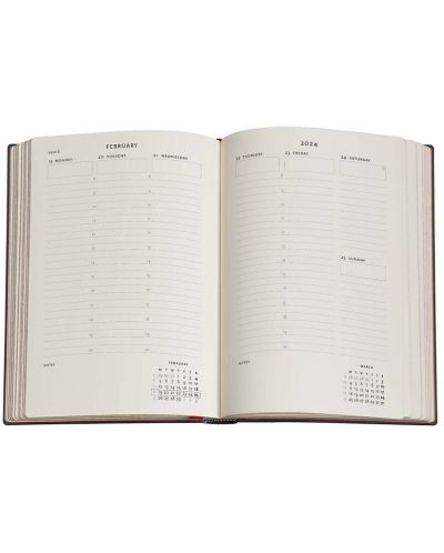 Calendar-agenda Paperblanks Tropical Garden - Orizontal, 80 pagini, 2024 - 5