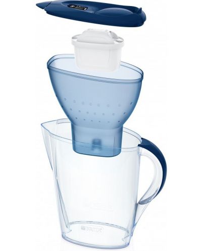 Cană de filtrare apă BRITA - Marella Cool Memo, 2,4 l, albastră - 4