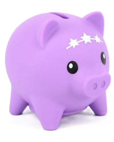 Pușculiță  Boti Pocket Money Piggies - Mov, cu accesorii - 3