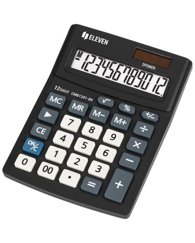 Calculator Eleven - CMB1201-BK, de birou, 12 cifre, negru - 1