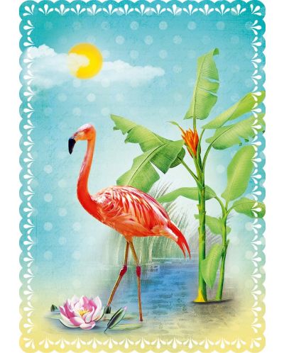 Felicitare Gespaensterwald Romantique - Flamingo - 1
