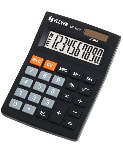 Calculator Eleven - SDC-022SR, desktop, 10 cifre, negru - 1