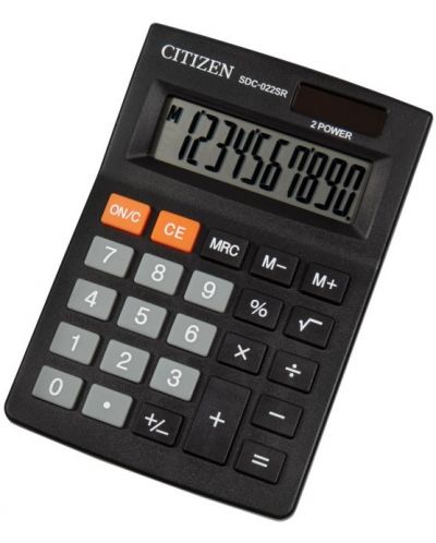 Calculator Citizen - SDC-022SR, de birou, 10 cifre, negru - 1