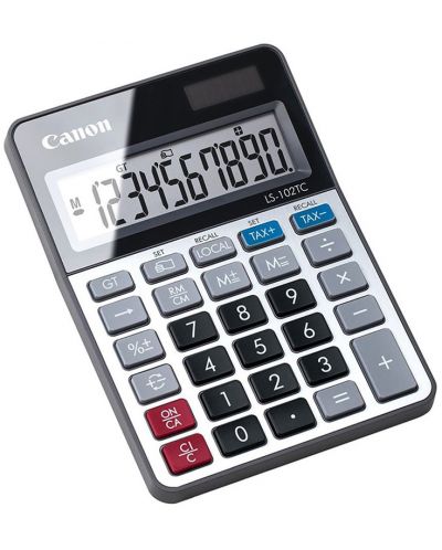 Calculator Canon - LS-102TC, 10 cifre, gri - 1