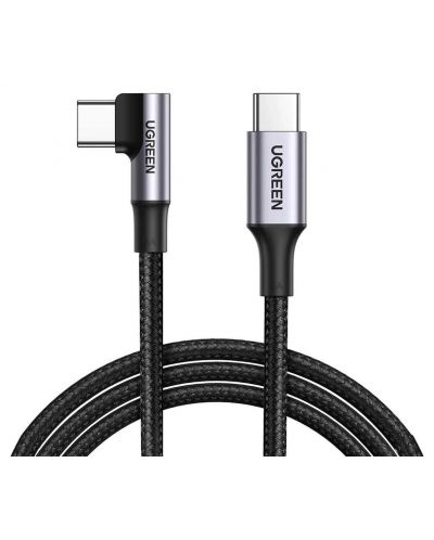 Cablu Ugreen - US334, USB-C, unghiular, 1 m, negru