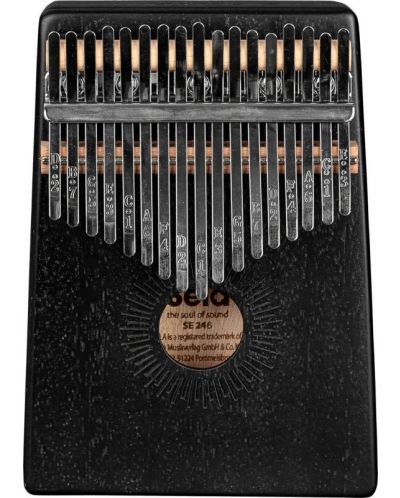 Kalimba, instrument muzical Sela - 17 Mahogany, negru - 1